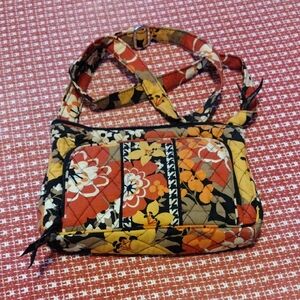 Vera Bradley Red and Orange Crossbody Bag
